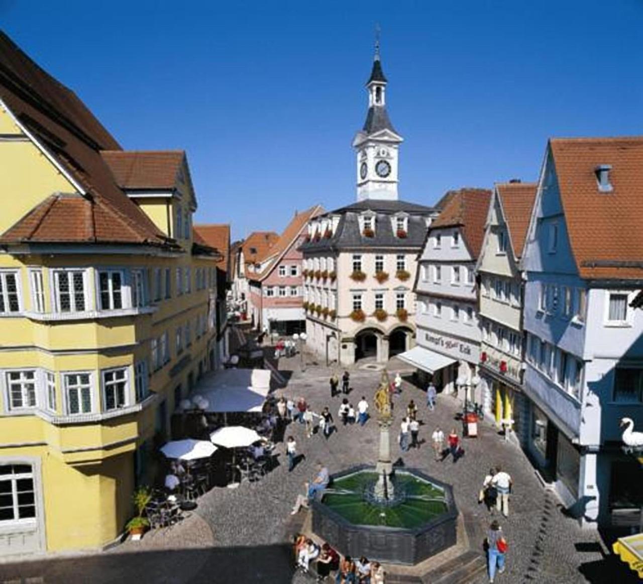 Hotel Zum Weissen Ochsen Aalen Exteriér fotografie